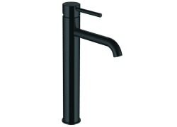 Ψηλές Μπαταρίες Βρύσες Μπάνιου Μαύρες 