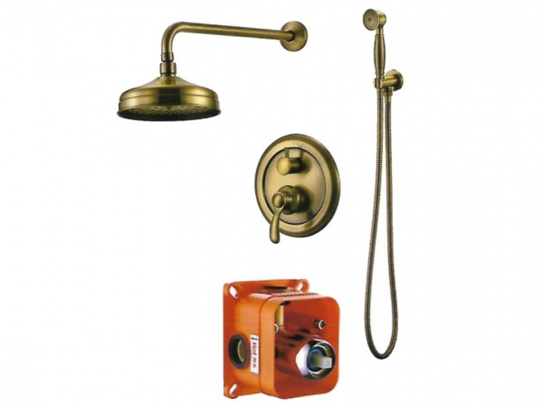 Vintage Bronze Shower System for Icaros Shower