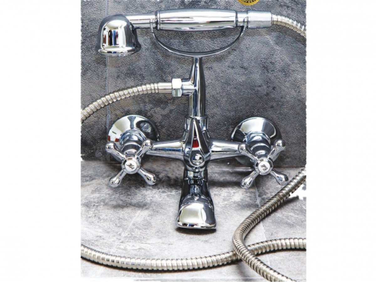 Αντίκα Λουτρού Μπαταρία Χρωμέ Μπάνιου Τιμή