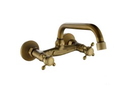 Wall retro bronze faucet Irida