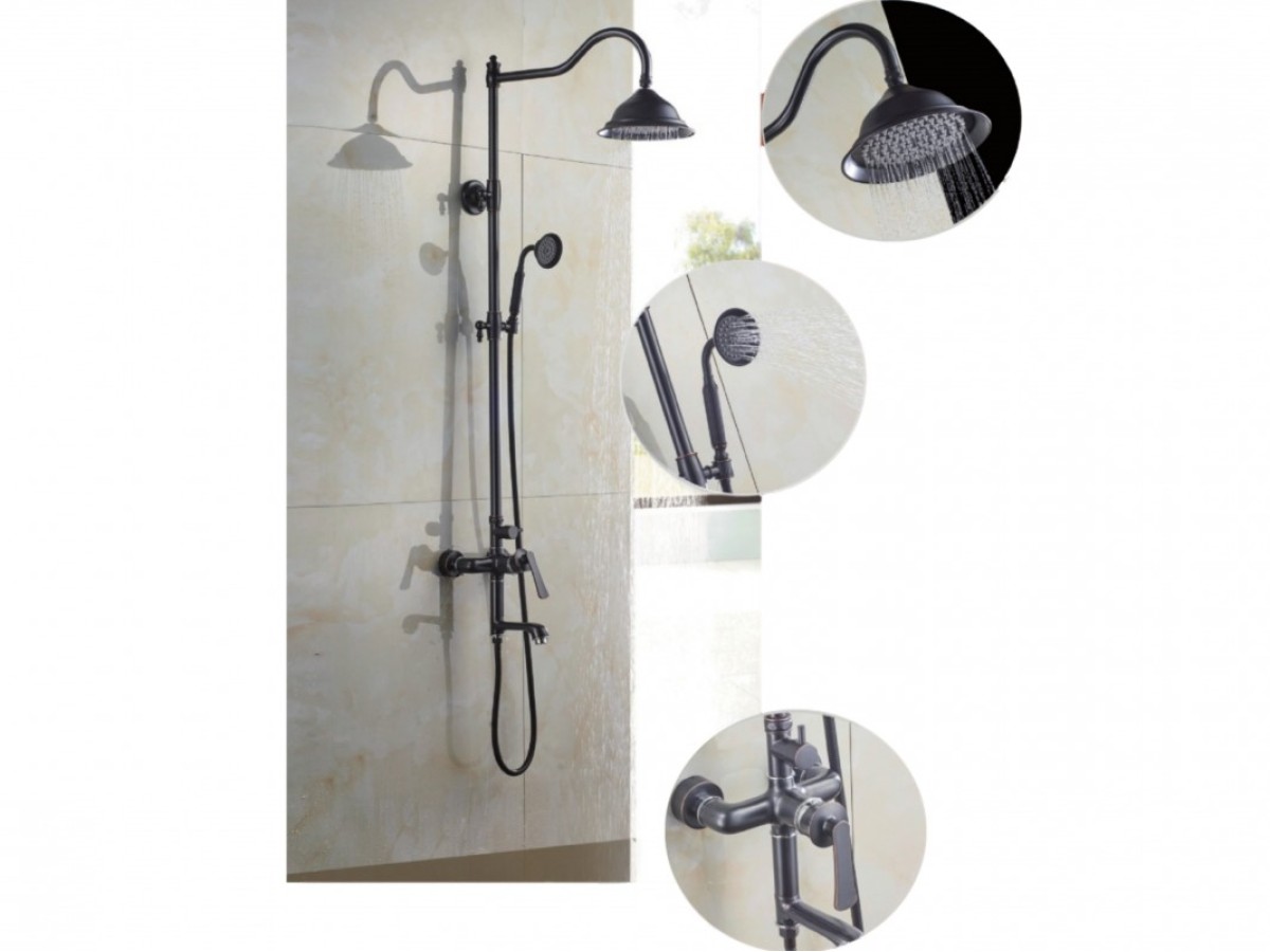 Μαύρη Στήλη Ντους Λουτρόν 