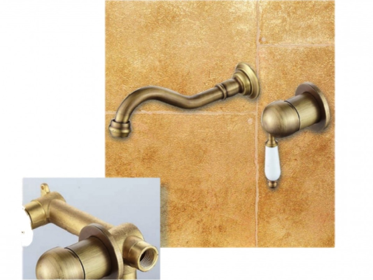 Battery Wall Antique Rustic Bathroom Hera