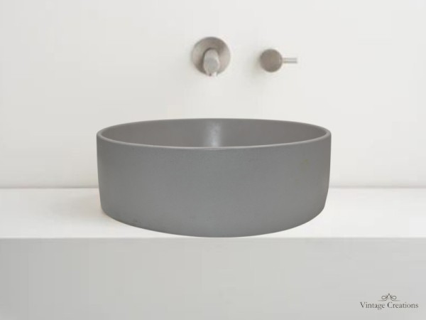 Νιπτήρας Μπάνιου Φολέγανδρος Στρογγυλός Επιτραπέζιος