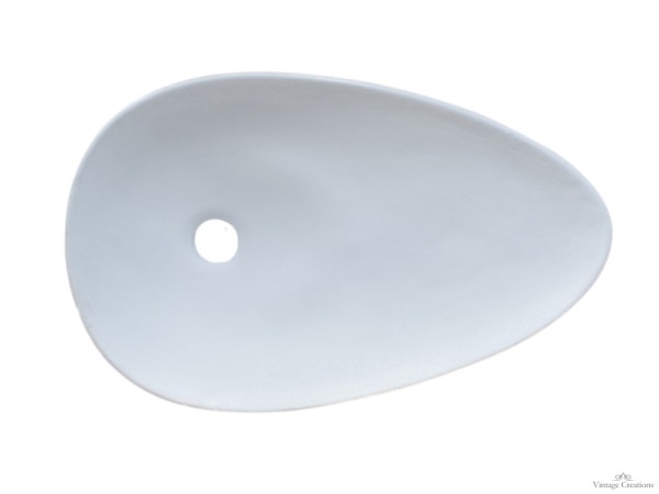 Minimal μοντέρνος νιπτήρας μπάνιου οβάλ Σαντορίνη