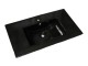 Special Construction Handmade Recessed Washbasin Black