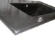 Special Construction Handmade Recessed Washbasin Black