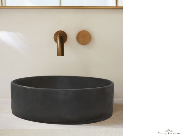 Νιπτήρας Μπάνιου Φολέγανδρος Στρογγυλός Επιτραπέζιος