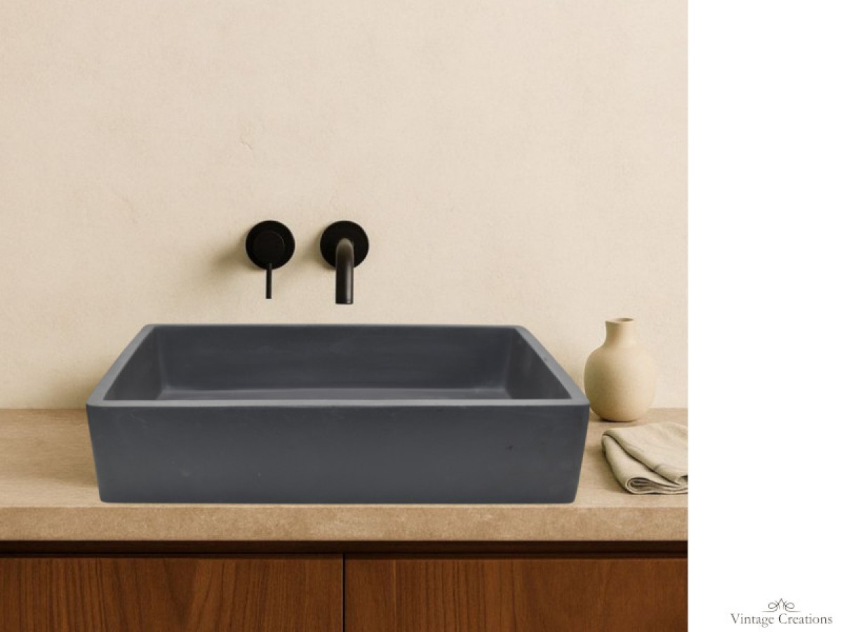 Rectangular bathroom sinks 60 cm Rhodes