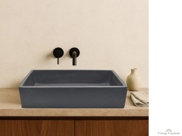 Rectangular bathroom sinks 60 cm Rhodes