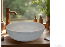 Στρογγυλός επιτραπέζιος νιπτήρας Πάρος 