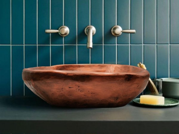 Απόλλωνας Γούρνα Μπάνιου Τραβερτίνο Χαλκός 