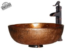 Άτλας Νιπτήρας Τραβερτίνο Πεπαλαιωμένος Χαλκός Τιμή