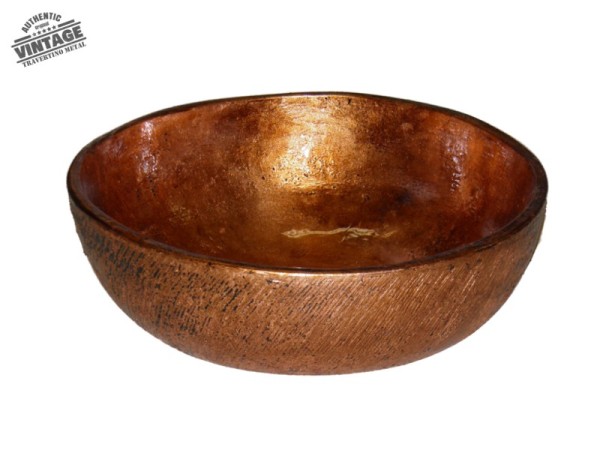 Άτλας Νιπτήρας Τραβερτίνο Πεπαλαιωμένος Χαλκός Τιμή