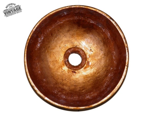 Άτλας Νιπτήρας Τραβερτίνο Πεπαλαιωμένος Χαλκός Τιμή