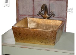 Γούρνες Μπάνιου Μύρων Χρυσές Μεταλλικές Τραβερτίνο Προσφορών