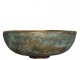 Handmade Washbasin Travertino Athena Oxidized Bronze
