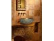 Handmade Washbasin Travertino Athena Oxidized Bronze