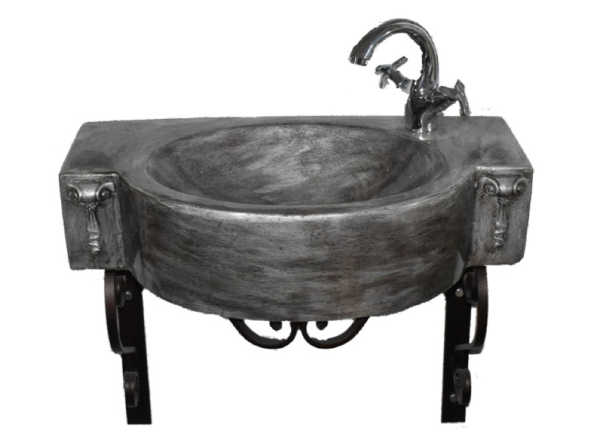 Επιτοίχιος  Νιπτήρας Δελφής Βουρτσισμένος Νίκελ