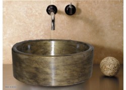 Μεταλλικός Χειροποίητος Νιπτήρας Εκάτη Βουρτσισμένο Bronze 