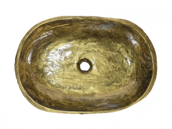 Stone And Metal Washbasins Folded Silver Glauki Price