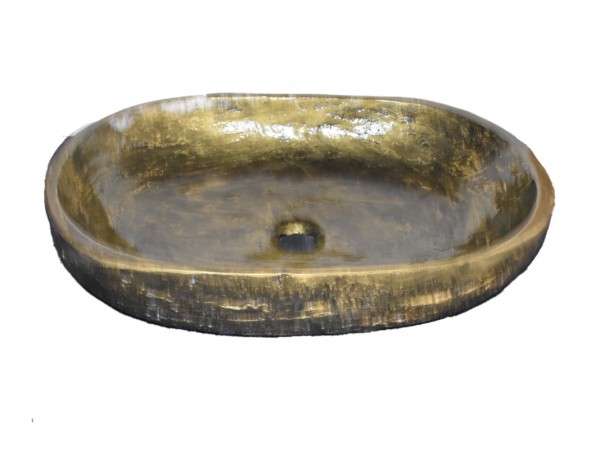 Stone And Metal Washbasins Folded Silver Glauki Price