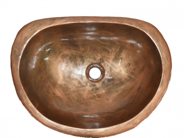 Χάλκινοι Ελληνικοί Χειροποίητοι Νιπτήρες Ρωξάνη Τραβερτίνο Euro