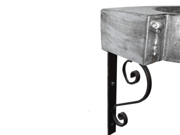 Επιτοίχιος  Νιπτήρας Δελφής Βουρτσισμένος Νίκελ