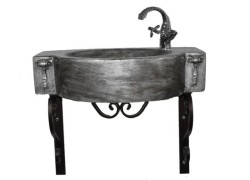 Επιτοίχιος  Νιπτήρας Δελφής Βουρτσισμένος Νίκελ