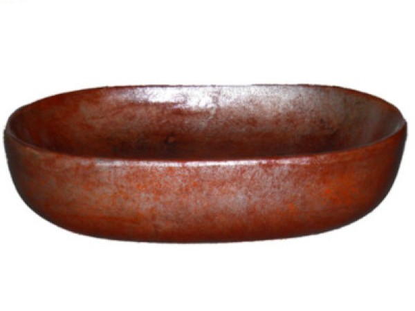 Οβάλ Νιπτήρες Θέτις Χειροποίητοι Από Πέτρα Και Μέταλλα Σκουριά