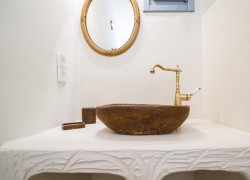 Απόλλωνας Χειροποίητοι Νιπτήρες Επιτραπέζιοι Travertino 