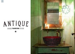 Γούρνες Θέων Μαύρο Κόκκινο Στρογγυλές 37 χ 15,5 cm 