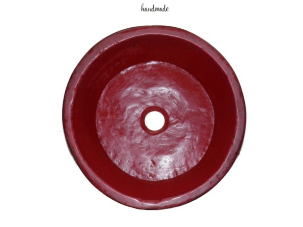 Γλαύκη Λάβα Χειροποίητος Δίχρωμος Νιπτήρας Μπάνιου Προσφορές 