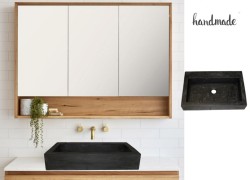 Minimal Design Παράλληλος Νιπτήρας Μπάνιου Κύδων 