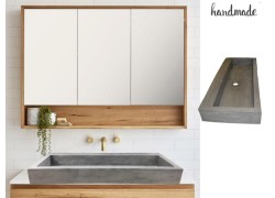 Minimal Μεγάλος Παράλληλος Νιπτήρας Μπάνιου Κύδων 