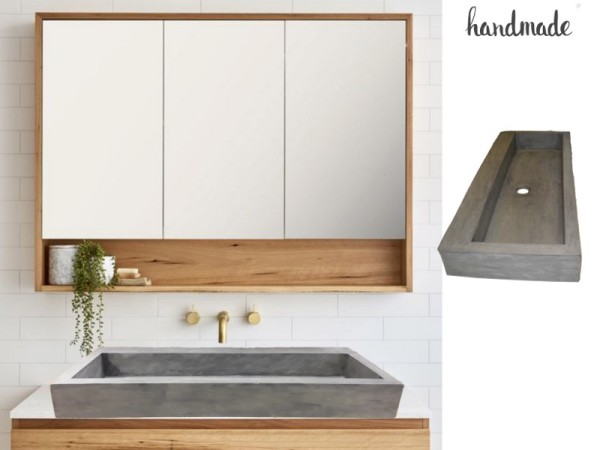 Minimal Μεγάλος Παράλληλος Νιπτήρας Μπάνιου Κύδων 