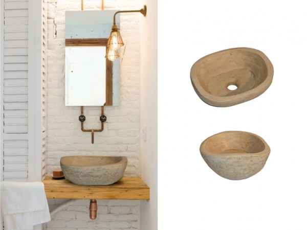 Οβάλ Νιπτήρες Πέτρα Μπάνιου Νικίας Φθηνοί 