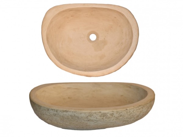 Ρωξάνη Νέος Νιπτήρας Τραβερτίνο Επιτραπέζιος Τιμές