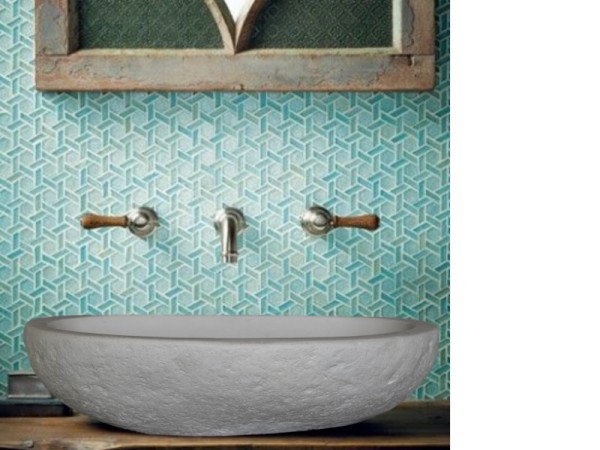 Ρωξάνη Νέος Νιπτήρας Τραβερτίνο Επιτραπέζιος Τιμές