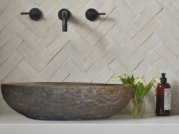 Ρωξάνη Νέος Νιπτήρας Τραβερτίνο Επιτραπέζιος Τιμές