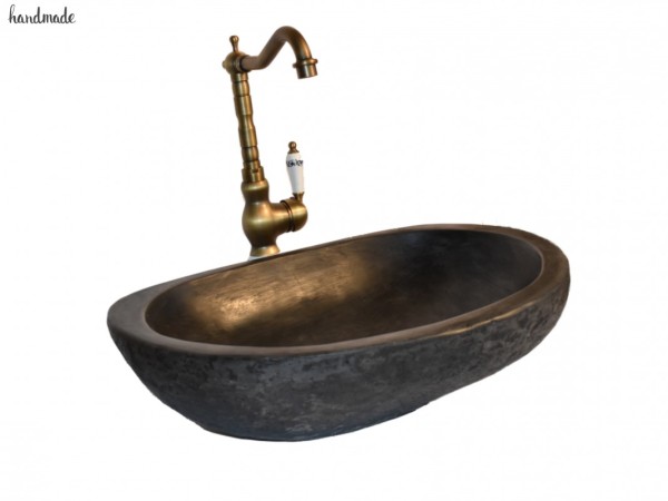 Ρωξάνη Νέος Νιπτήρας Τραβερτίνο Επιτραπέζιος Τιμές