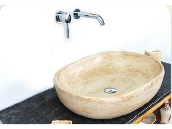 Θέτις Οβάλ Νιπτήρες Ελεύθερης Τοποθέτησης 62 χ 42,5 χ 12,5 cm Χρώματα