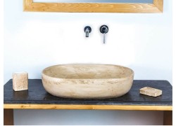 Θέτις Οβάλ Νιπτήρες Ελεύθερης Τοποθέτησης 62 χ 42,5 χ 12,5 cm Χρώματα