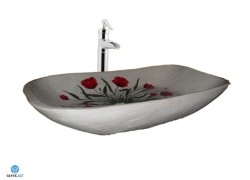 Volcanic Bathroom Sink Pattern Plan
