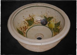 Dionysus Painted Stone Basins