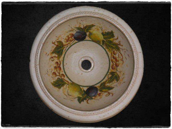 Dionysus Painted Stone Basins