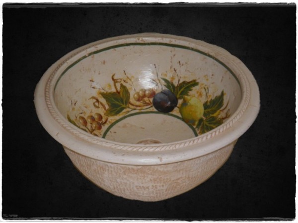 Dionysus Painted Stone Basins