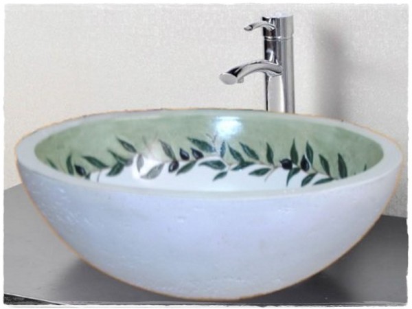 Washbasins/sinks oval countertop Olive.