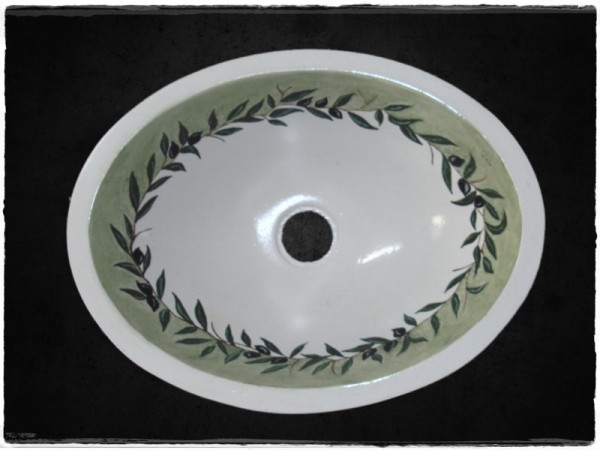Washbasins/sinks oval countertop Olive.