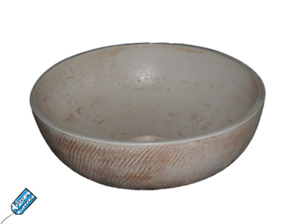 Επιτραπέζιοι Νιπτήρες Λίθος Απο Ηφαιστειακή Πέτρα 35 χ 14 cm