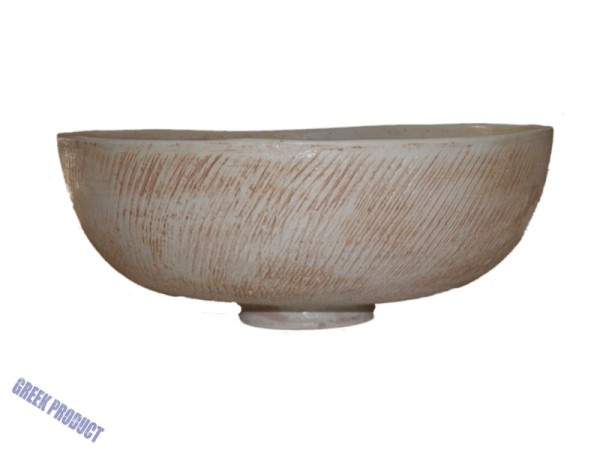 Επιτραπέζιοι Νιπτήρες Λίθος Απο Ηφαιστειακή Πέτρα 35 χ 14 cm